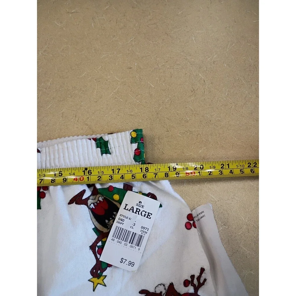 Vintage Loony Tunes Taz Christmas Boxers Size Large NWT